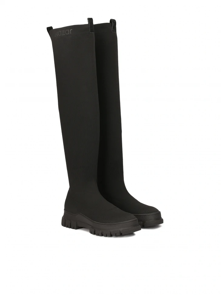 Kazar Flexible Over The Knee Boots On A Straight Sole