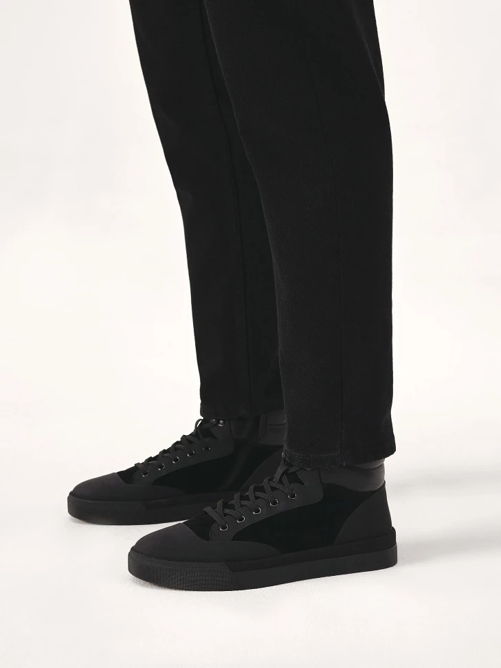 Kazar High-top Sneakers In Three Different Materials