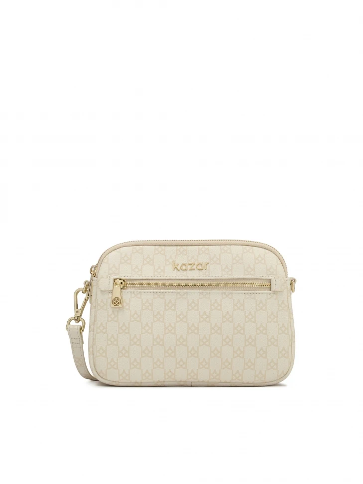 kazar 3-compartment bag with adjustable strap