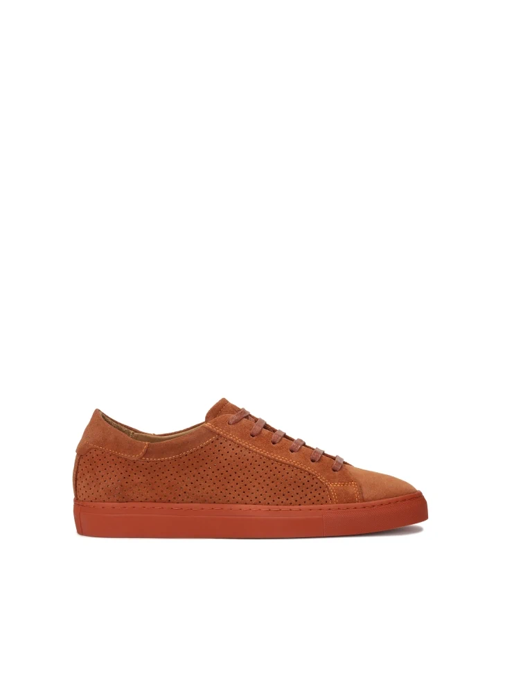 kazar Airy openwork suede sneakers