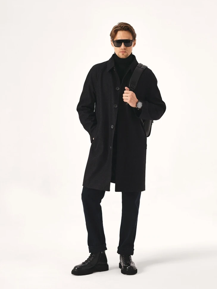 Kazar All-purpose Black Boots On A Treaded Sole