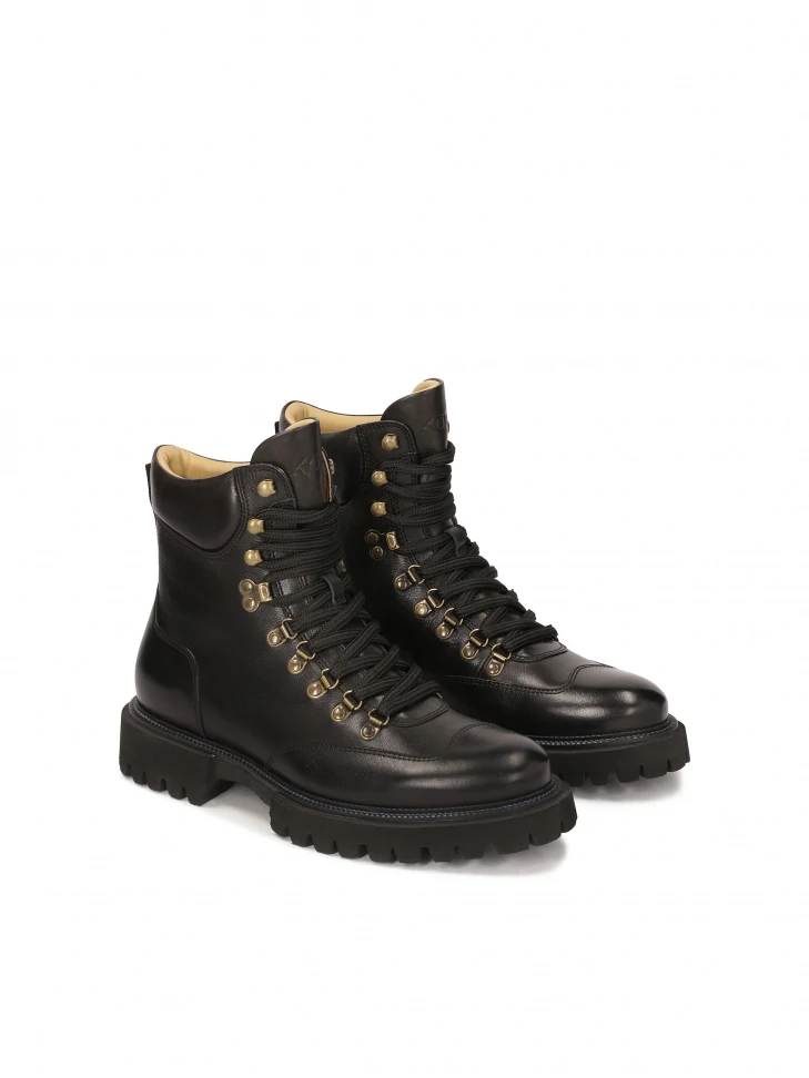 Kazar All-purpose Black Men's Boots On Trep Sole