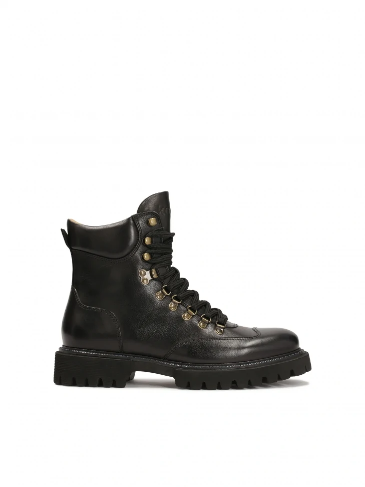kazar All-purpose black men's boots on trep sole