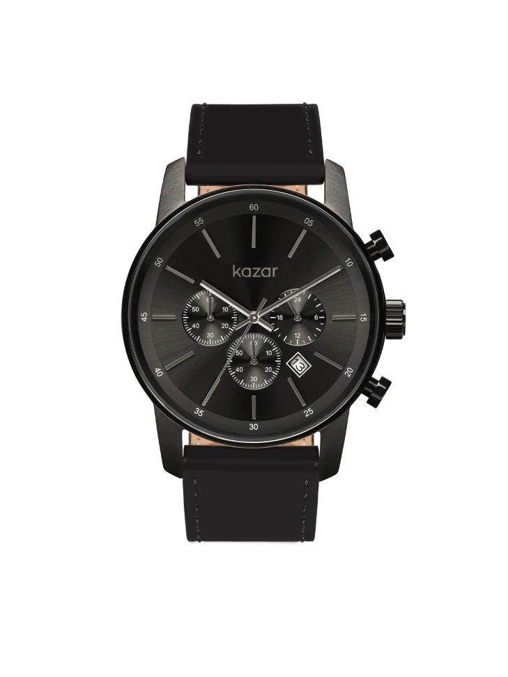 kazar Analog watch on a leather strap