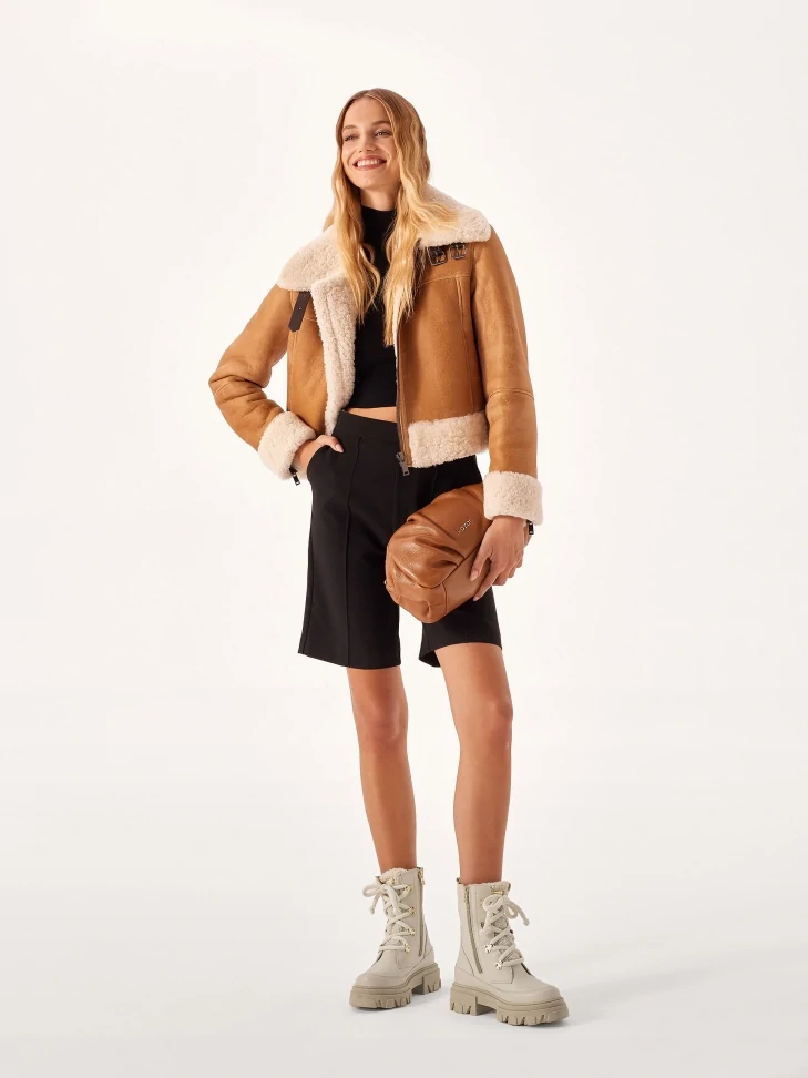 Kazar Beige Boots With High Laced Upper