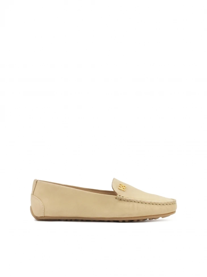 kazar Beige casual nubuck moccasins
