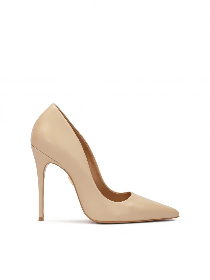 kazar Beige classic leather pumps