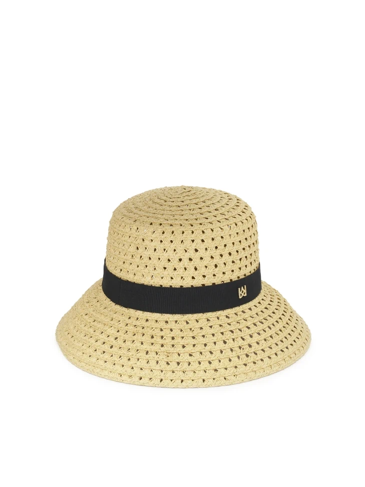 Kazar Beige Classic Straw Hat