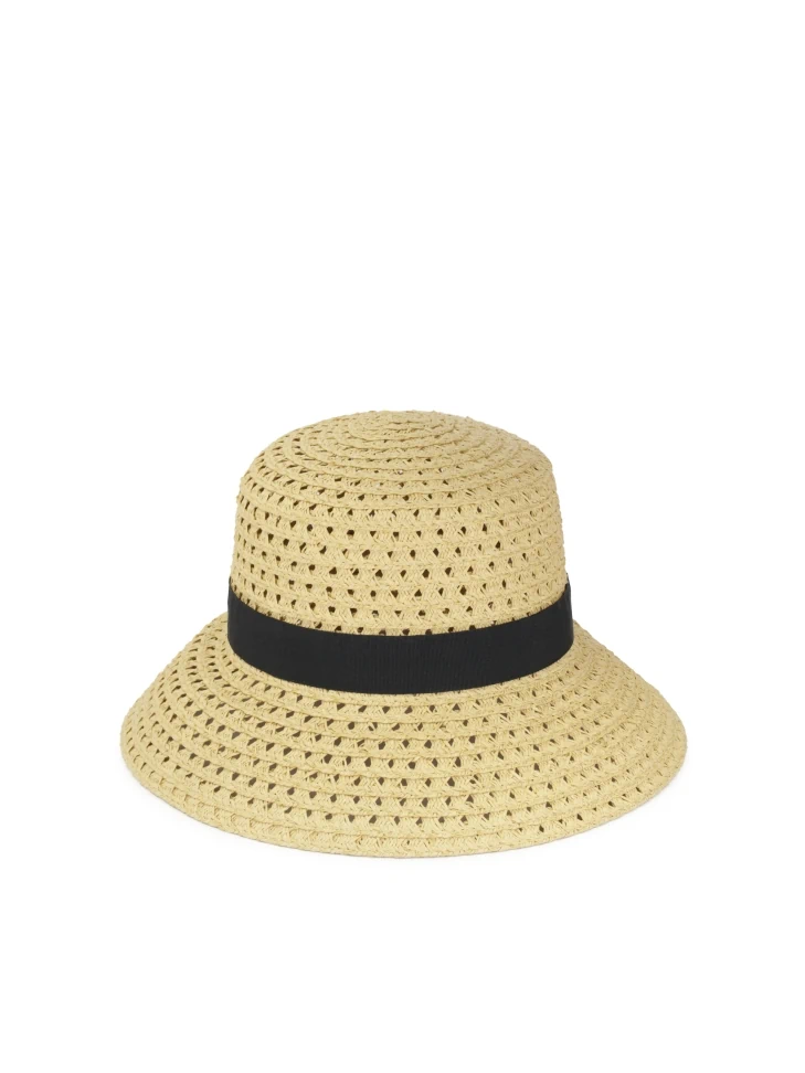 Kazar Beige Classic Straw Hat