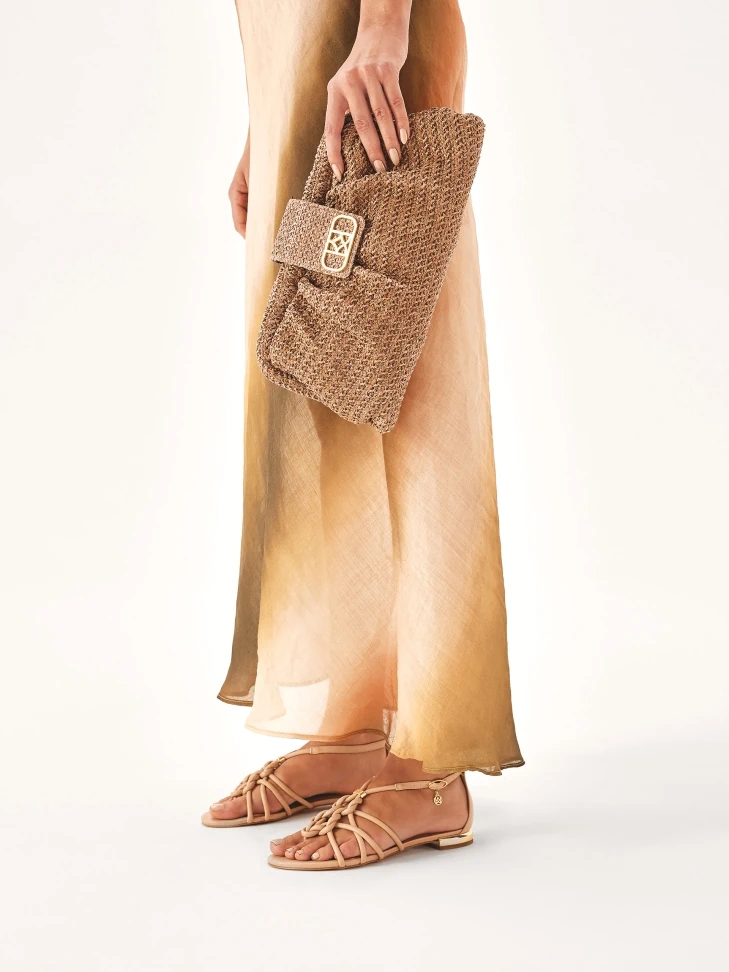 Kazar Beige Flat Flip Flop Sandals