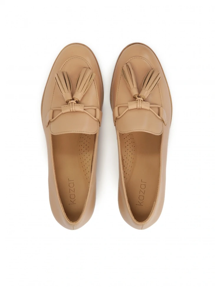 Kazar Beige Halter Shoes With A Choker