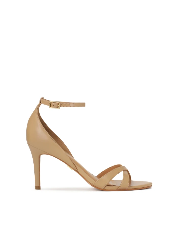 kazar Beige sandals with built in heel
