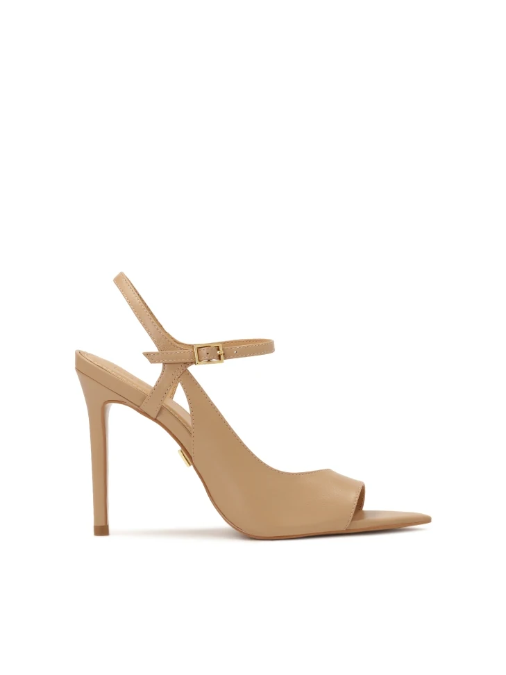 kazar Beige sandals with cutout upper