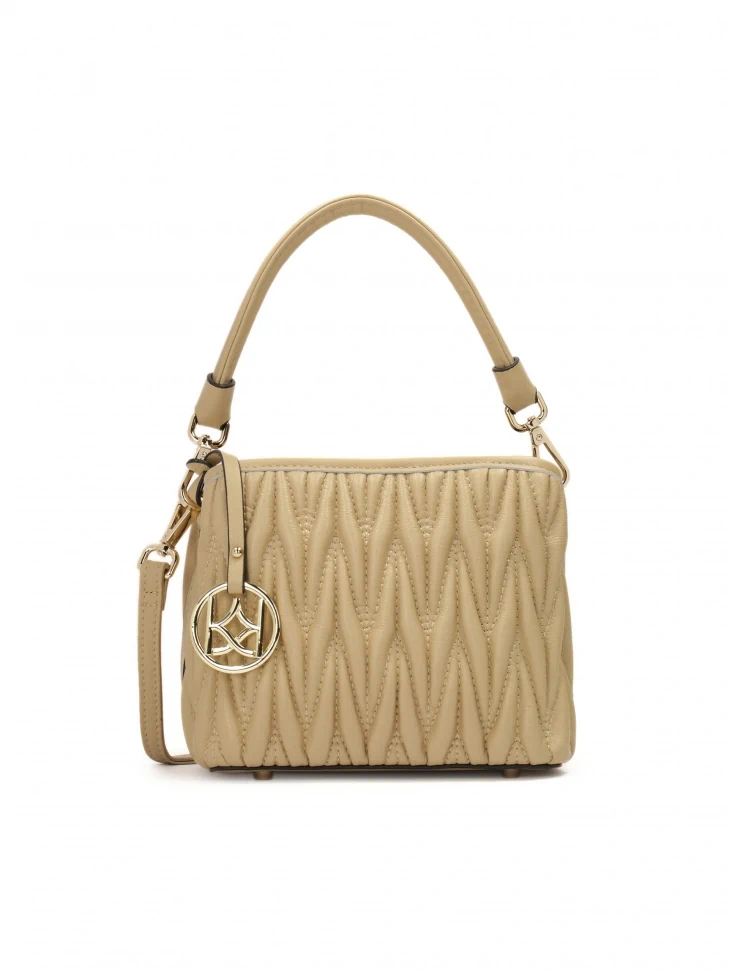 kazar Beige soft leather handbag