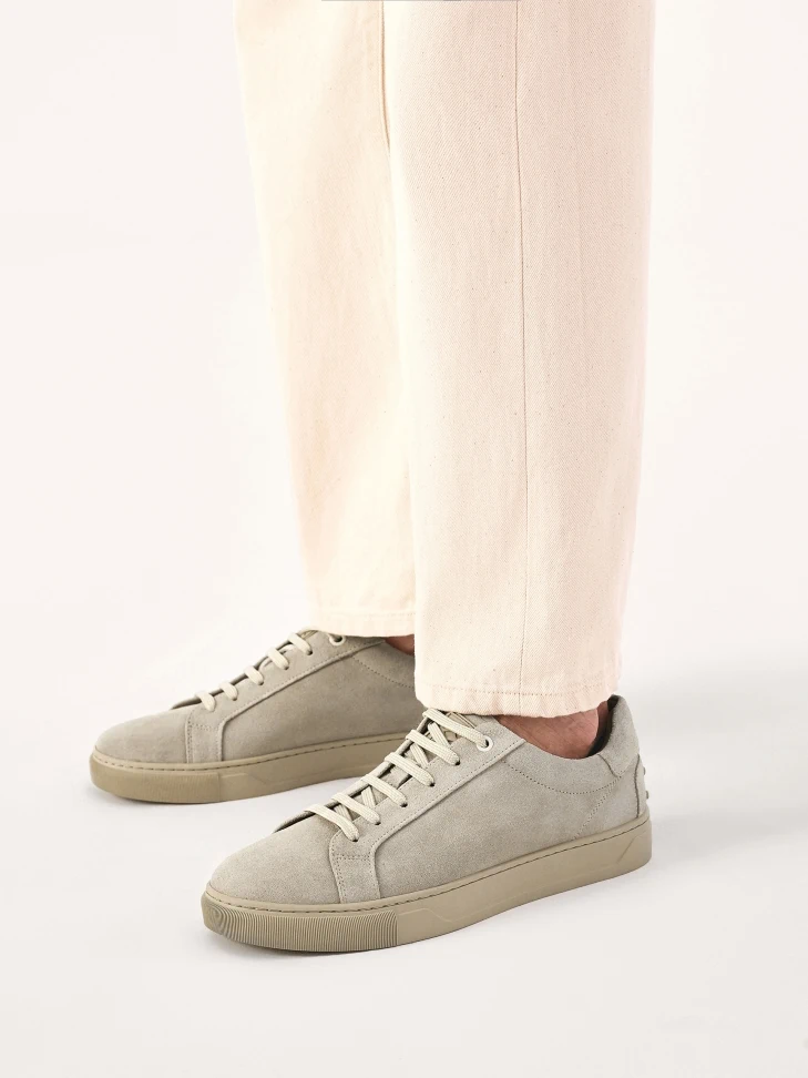 Kazar Beige Suede Sneakers
