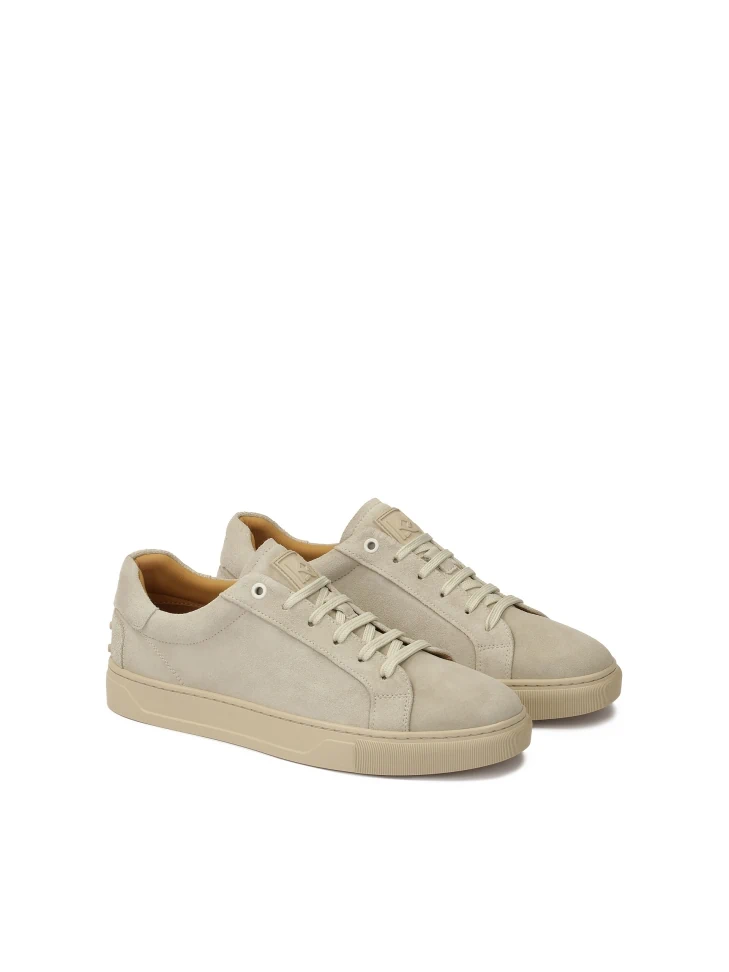 Kazar Beige Suede Sneakers