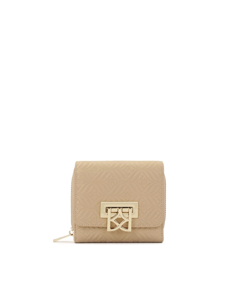 kazar Beige wallet with an elegant pattern