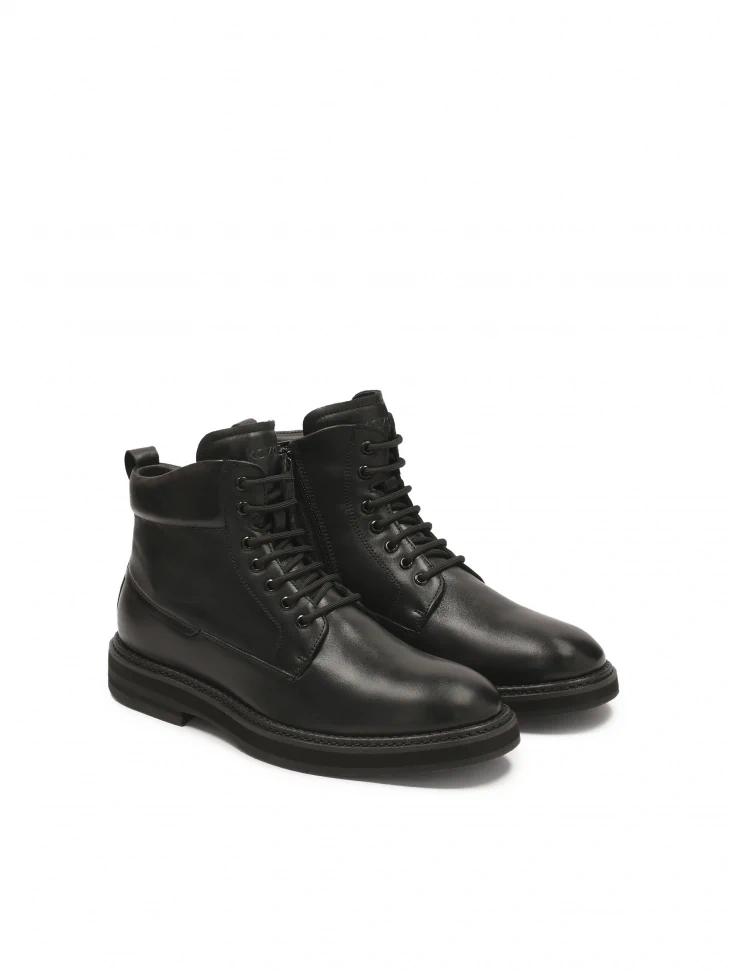 Kazar Black All-purpose Leather Boots