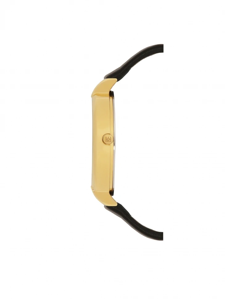 Kazar Black And Gold Watch On A Leather Strap