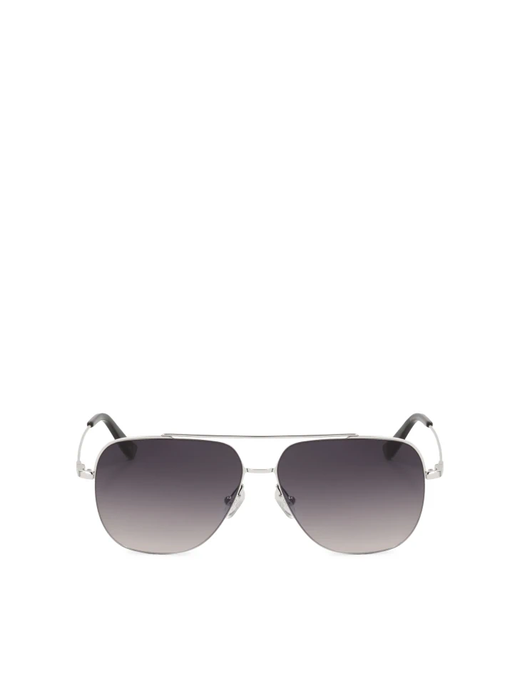 kazar Black and silver pilot sunglasses