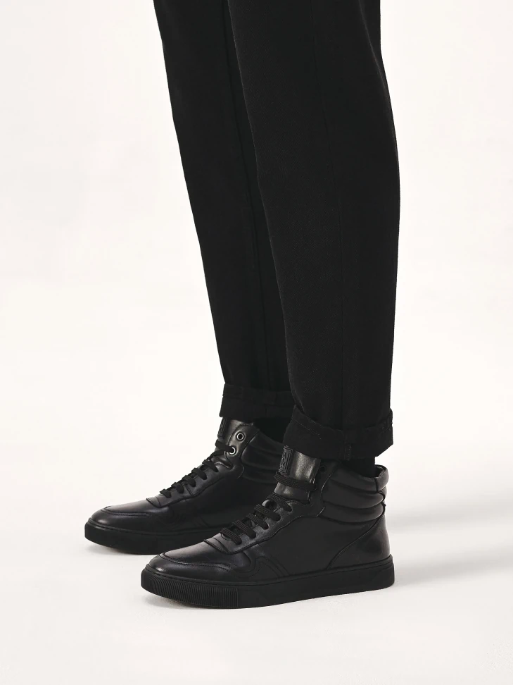 Kazar Black Ankle Sneakers