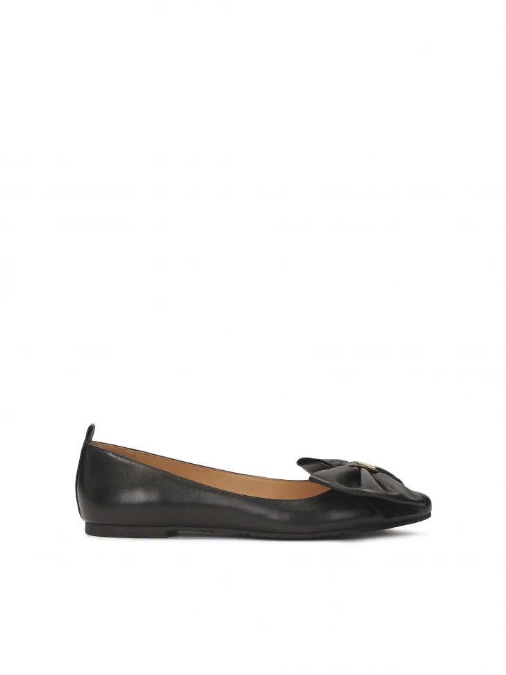 kazar Black ballerinas with big bows