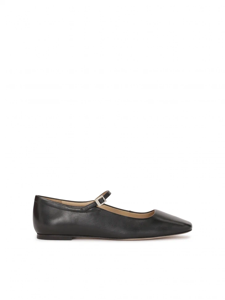 kazar Black ballerinas with square nose