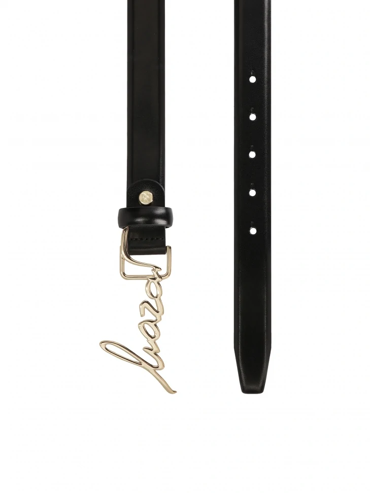 Kazar Black Belt With Fine Buckle