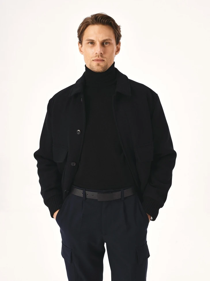 Kazar Black Belt With Matte Black Buckle