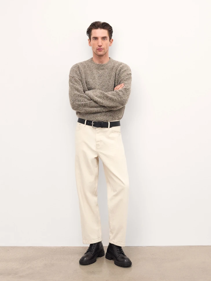 Kazar Black Belt With Silver Buckle