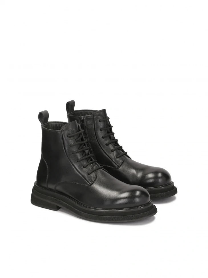 Kazar Black Boots With Ankle-length Upper