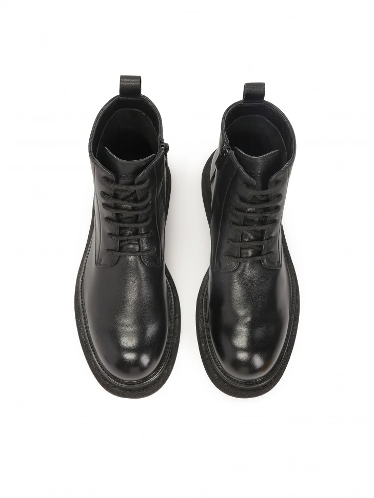 Kazar Black Boots With Ankle-length Upper
