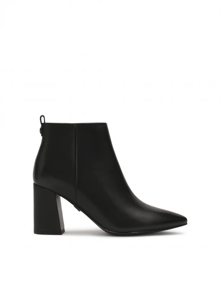 kazar Black boots with comfortable post heel