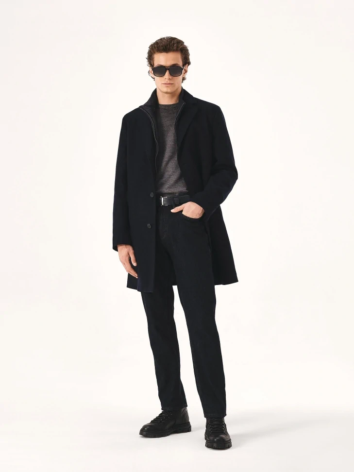 Kazar Black Boots With Matte Finish