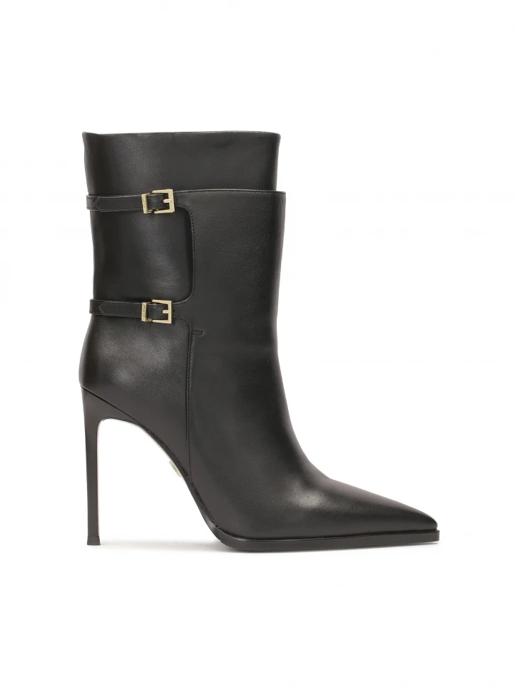 kazar Black boots with original upper with buckles