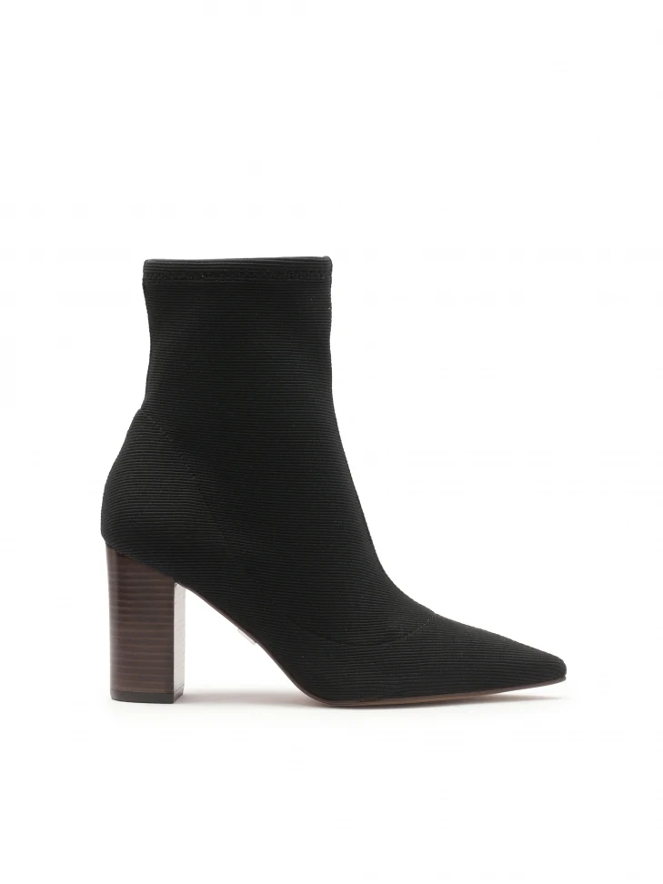 kazar Black boots with slip-on elastic upper