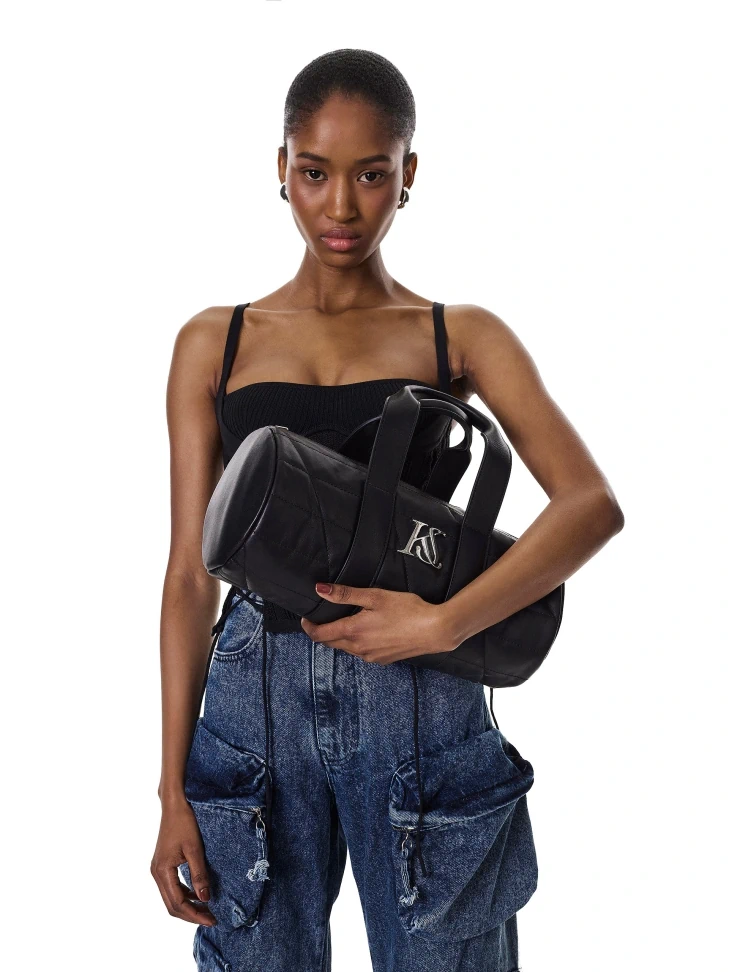 Kazar Black Bowling Bag