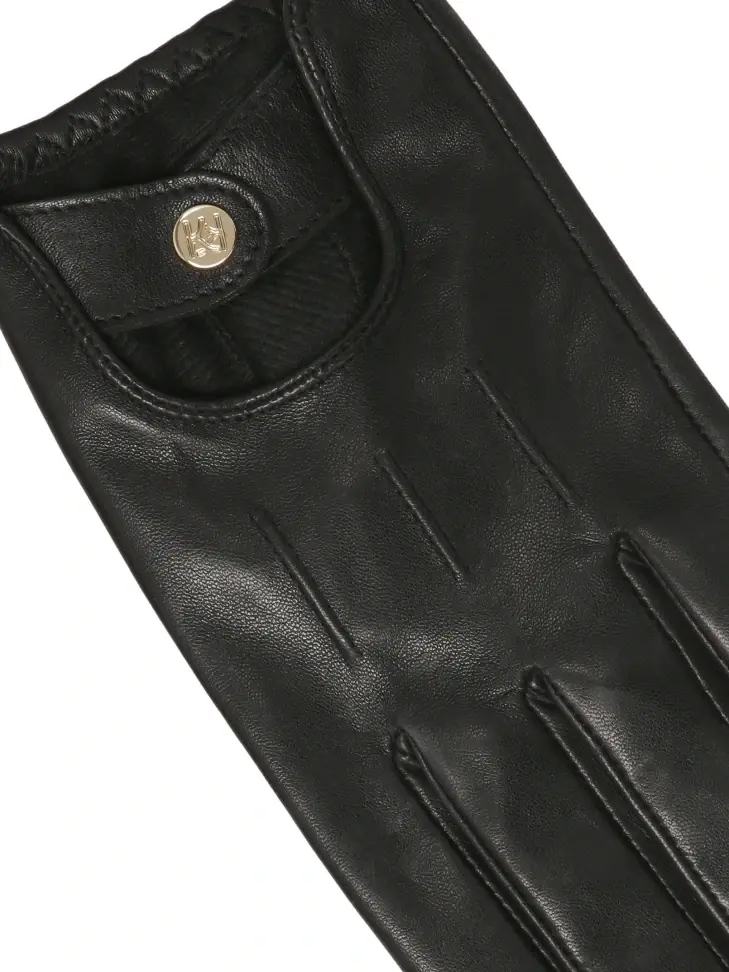 Kazar Black Car Gloves Made Of Soft Leather
