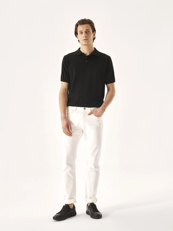 Kazar Black Casual Leather Sneakers