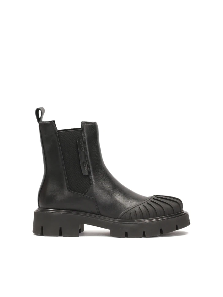 kazar Black Chelsea boots with high upper