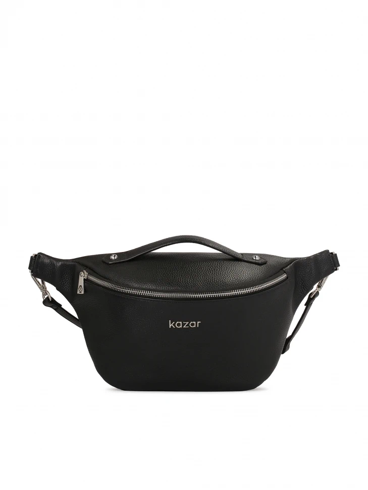 kazar Black classic kidney with silver metals