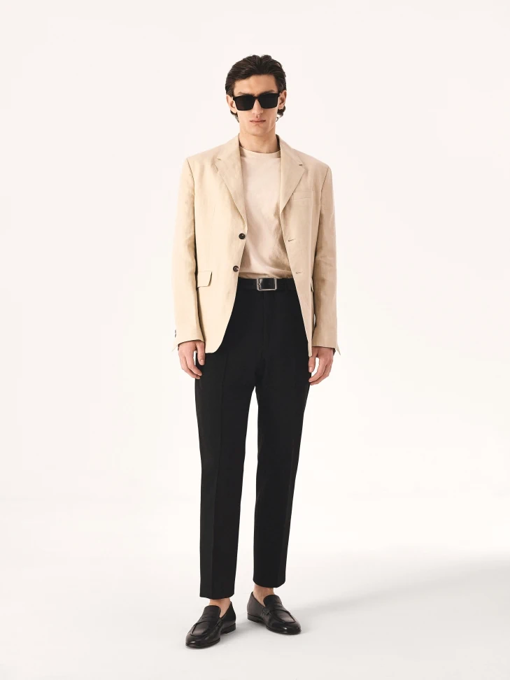 Kazar Black Classic Leather Loafers