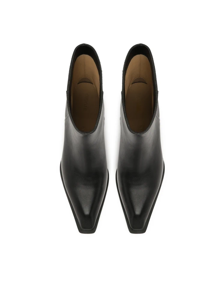 Kazar Black Cowboy-style Boots