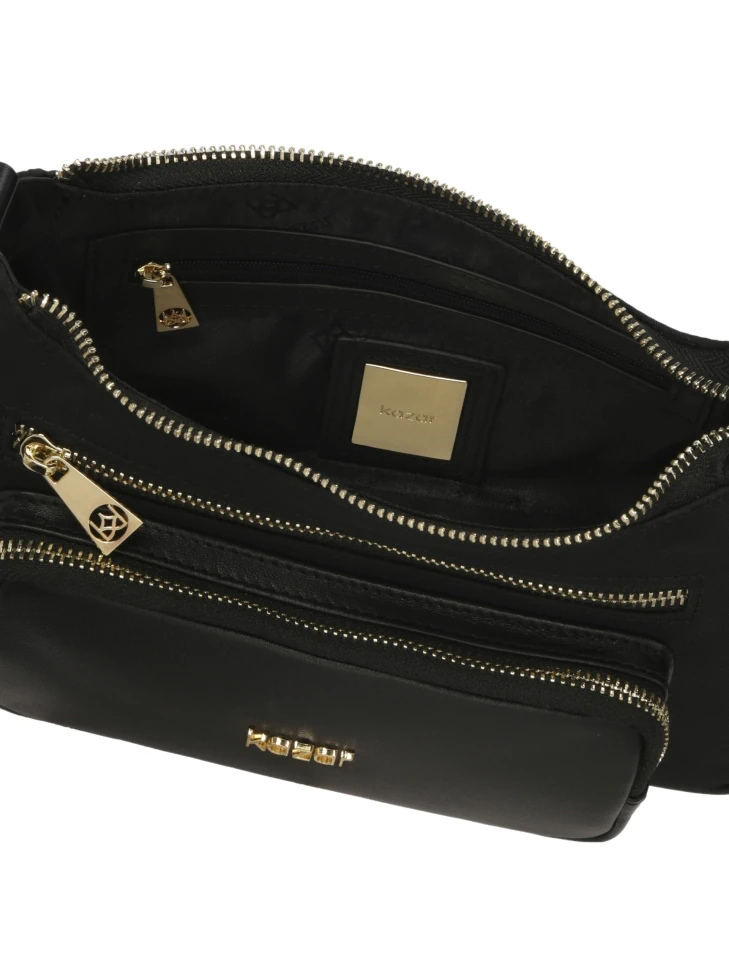 Kazar Black Crossbody Handbag