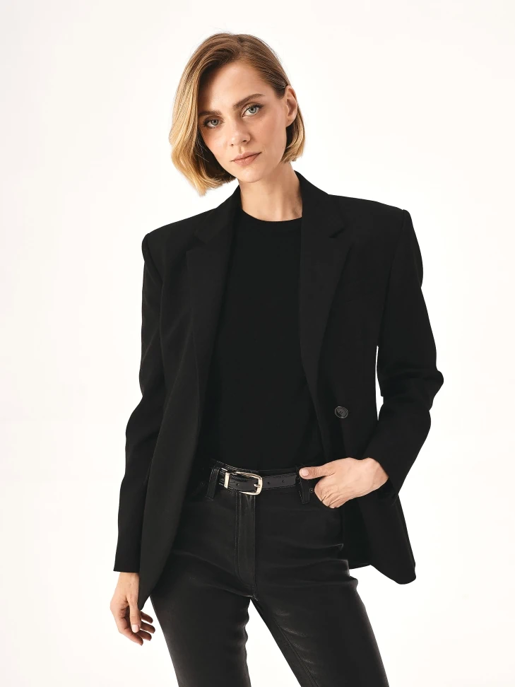 Kazar Black Double-sided Belt