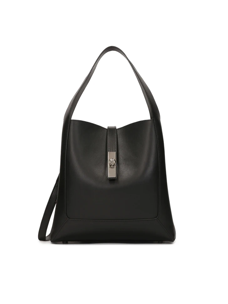 kazar Black elegant leather handbag