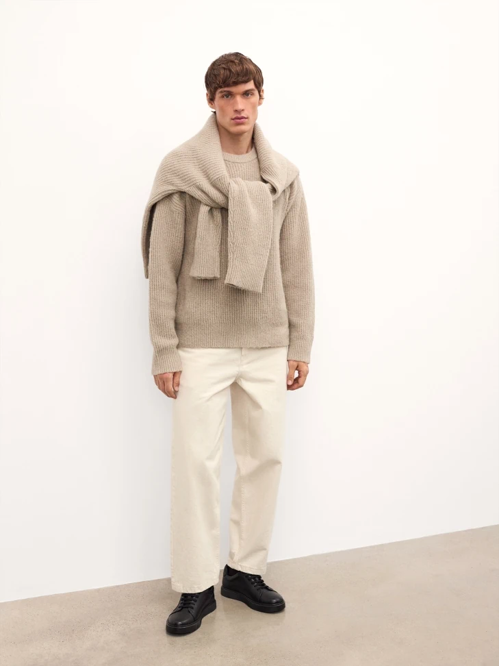 Kazar Black Embossed Sneakers