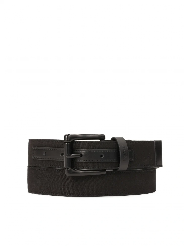 kazar Black fabric belt