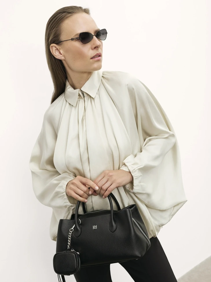 Kazar Black Glasses With A Unique Temples