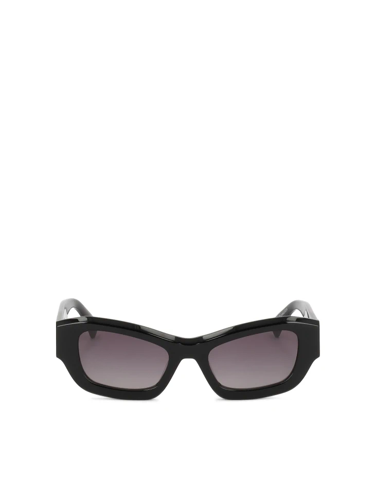 kazar Black glasses with gold monograms